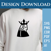 King Icon - SVG Design Download