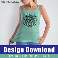 Mandala Heart - SVG Design Download