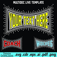 TRW Spotlight Scatter Live Template - Multidec Design