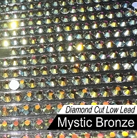 Diamond Cut Hot-Fix SS10 Rhinestones - Mystic Bronze