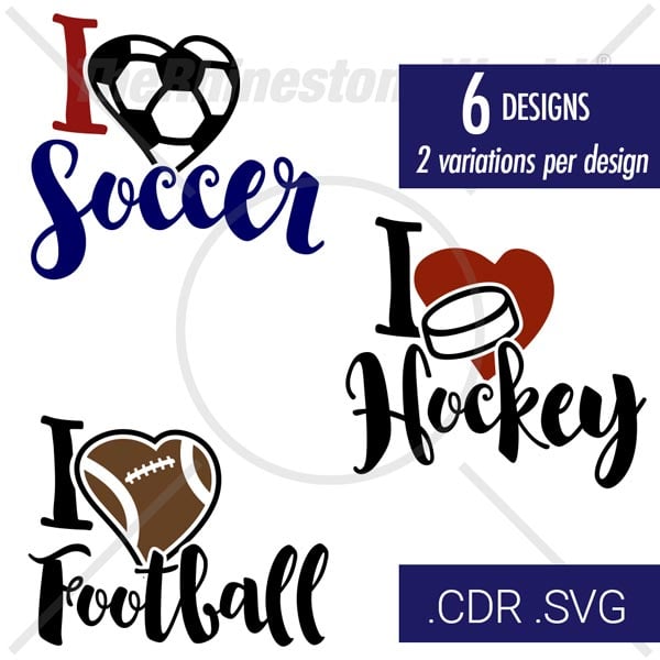 I Heart Sports Mini Pack 1 