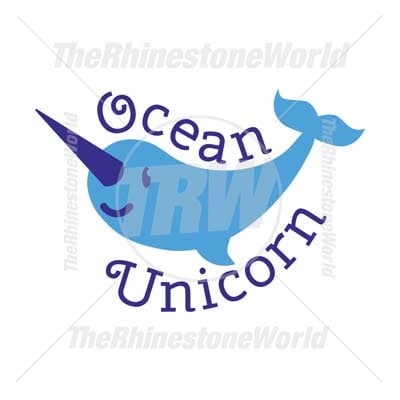 Ocean Unicorn Vector Design 