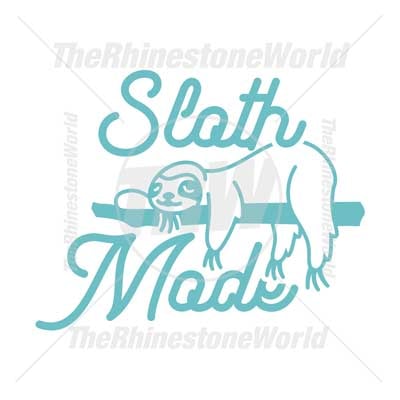 Sloth Mode Vector Design 
