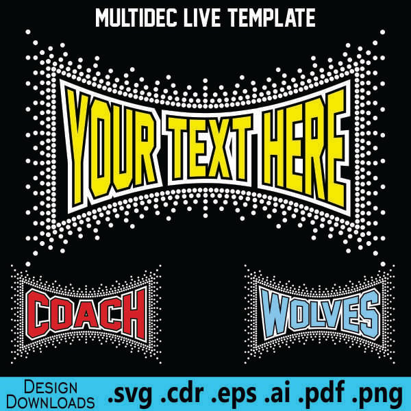 TRW Spotlight Scatter Live Template - Multidec Design 