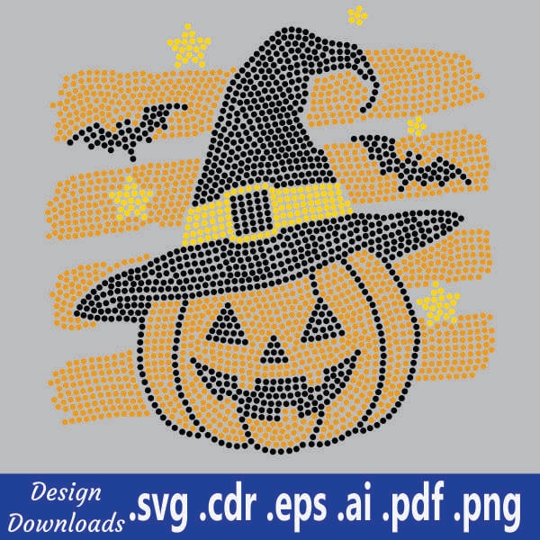 TRW Witch Pumpkin - Rhinestone Download 