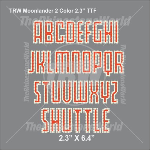 TRW Moonlander 2 Color 2.3" Rhinestone TTF-Download   