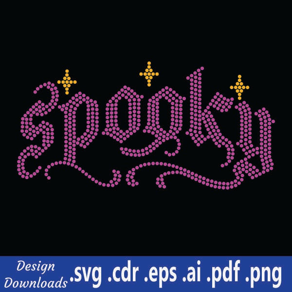 TRW Old English Spooky  - Rhinestone Download 